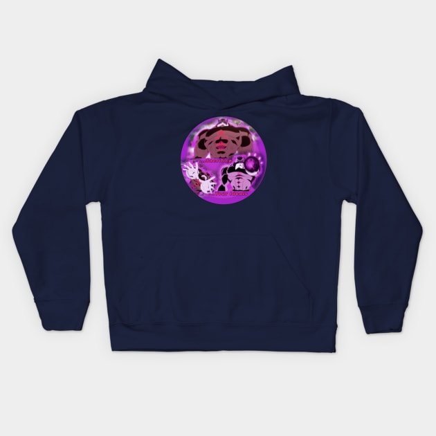 Nug . Toppo . Sacrifice your ideals . Kids Hoodie by Nug